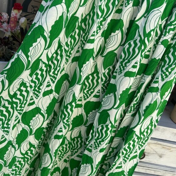 FARM Rio Green and White Pleated Maxi Dress - Picture 10 of 10